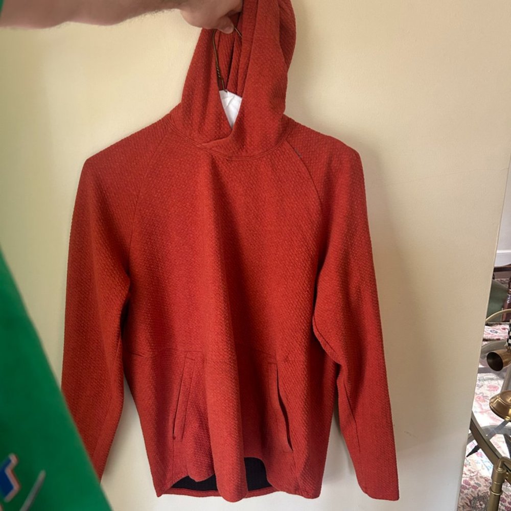 Lululemon, Textured Double-Knit Performance Hoodie, Large, Red